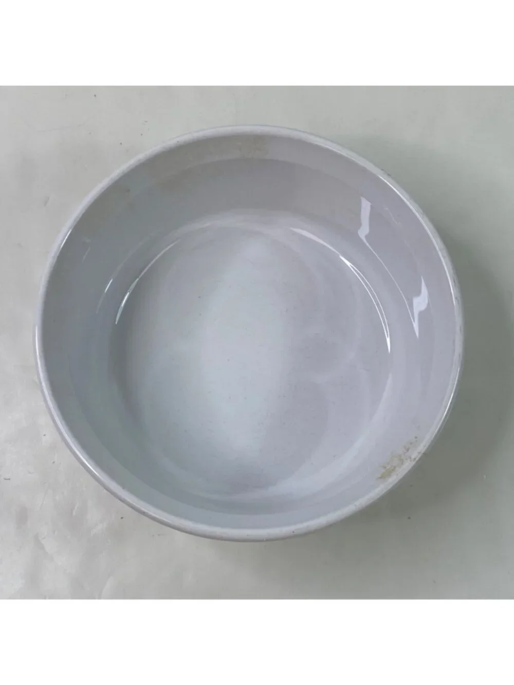 CorningWare French White Round 1.6L Baking Dish F-5-B Ribbed Ceramic Bowl